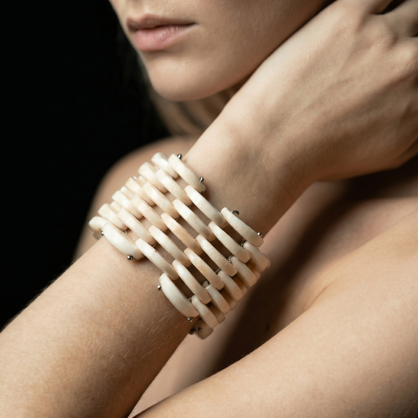 Bracelet Os Sculpté